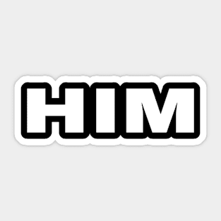 “HIM’ Design Sticker